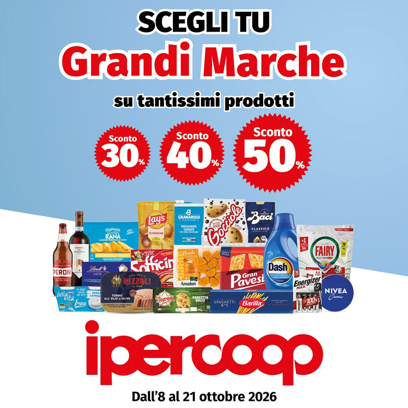 Ipercoop – Sconto Grandi Marche